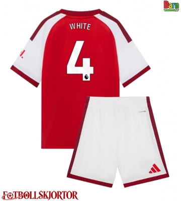 Arsenal Ben White #4 Hemmakläder Barn 2026-27 Kortärmad (+ Korta byxor)